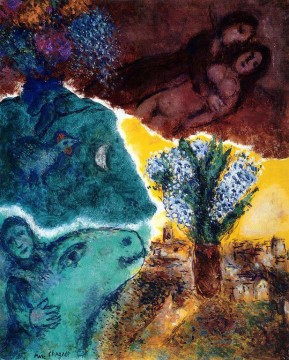 Aube contemporaine de Marc Chagall Peinture à l'huile